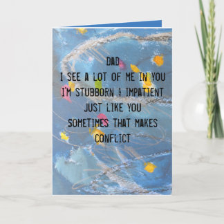 Father’s Day card—Shared Traits Card