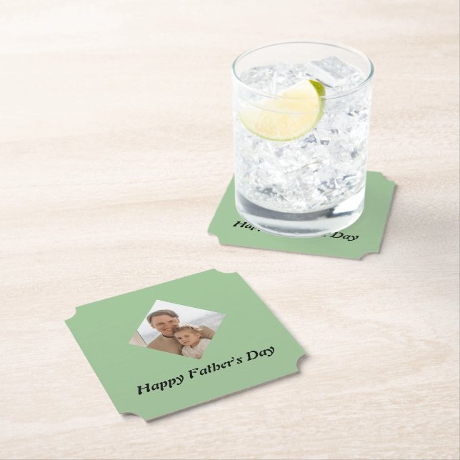 Father’s Day Coaster – Personalised Pastel Gift (Insitu)