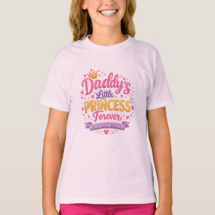 Father’s Day Dad & Daughter Cute Love Design T-Shirt