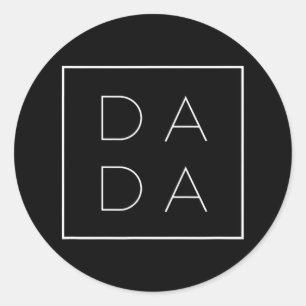 Father&#; s Day For New Dad Classic Round Sticker