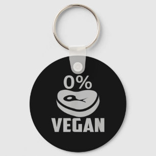 Father’s Day Gift Dad Grill 0% Vegan Bbq Funny Key Ring
