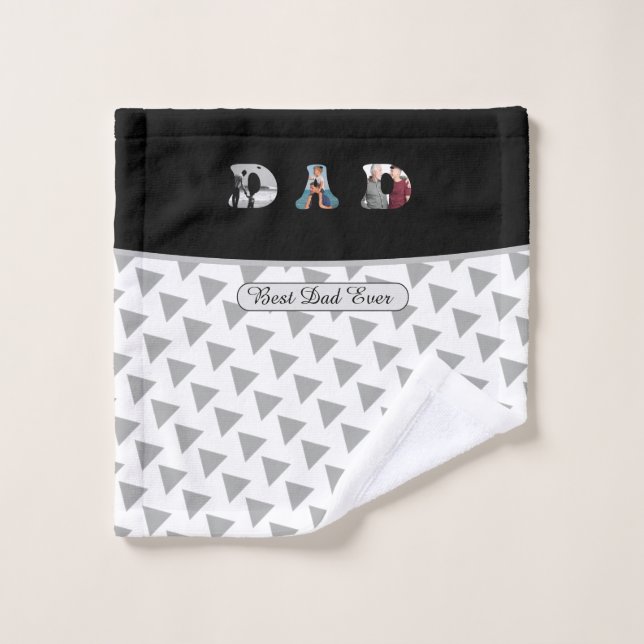 Father’s Day Gift for Dad \ Best Dad Ever Wash Cloth (Wash Cloth)