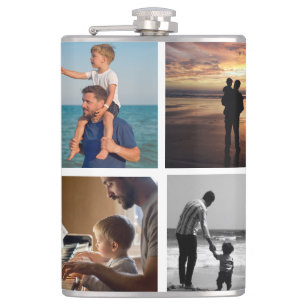 Father’s Day Gift for Dad   Custom Photo Hip Flask