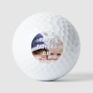Father’s Day Gift for Dad Custom Photo & Name Golf Balls
