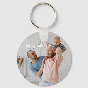 Father’s Day Gift for Dad Custom Photo & Name Ke Key Ring