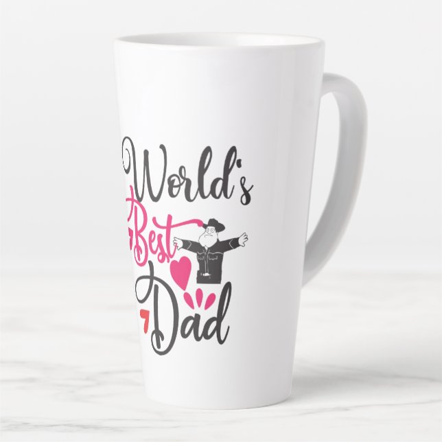 Father,s Day Gift for Dad ! Latte Mug (Right Angle)