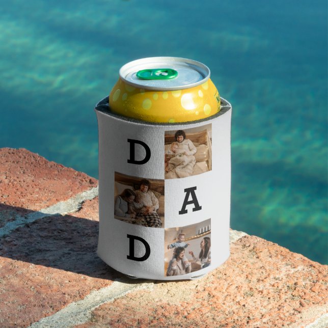 Father’s Day Gift for Dad - Photo collage |  Can Cooler (In Situ Pool)