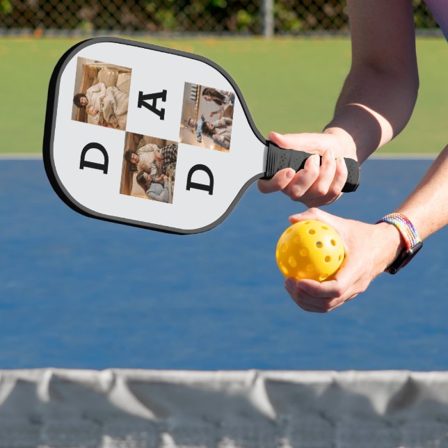 Father’s Day Gift for Dad - Photo collage |  Pickleball Paddle (Insitu)