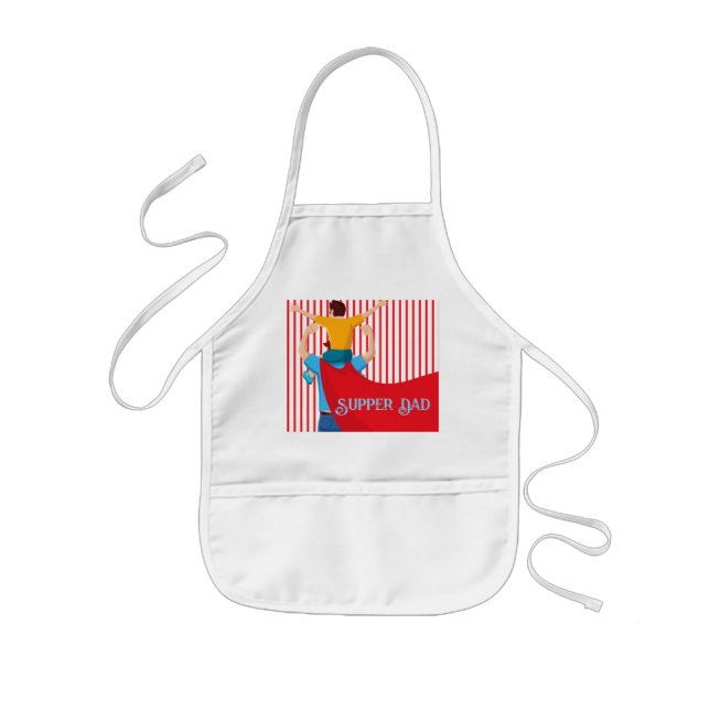 Father’s Day Gift for Supper Dad Apron (Front)