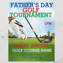 Father’s Day Golf Tournament Promotional Marketing