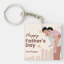 Father’s Day keychain – Loving Dad Moment