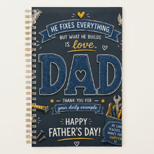 Father’s Day Organiser Notebook for Dad