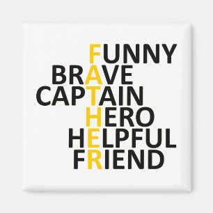 Father’s Day Photo Magnet