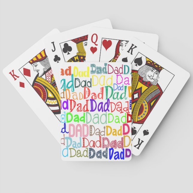 Father’s Day  Playing Cards (Back)