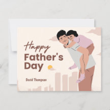 Father’s Day Postcard – Loving Dad Moment