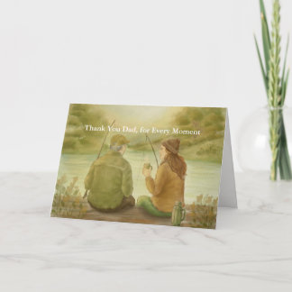 Father’s Day Thank you Card from Daughter- Fishing