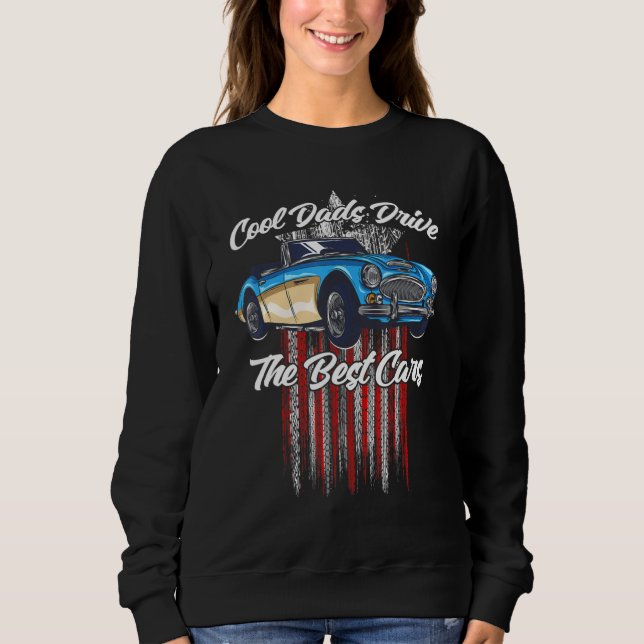 Father s Day vintage car convertible Sweatshirt (Front)