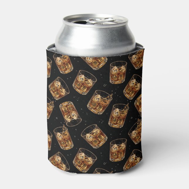 Father’s Day Whiskey Lover Can Cooler for Dad (Can Front)
