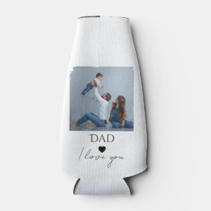Father’s Day with Photo & Dad, I Love You Bottle Cooler