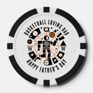Father’s Day with this special Basketball Lovers Poker Chips