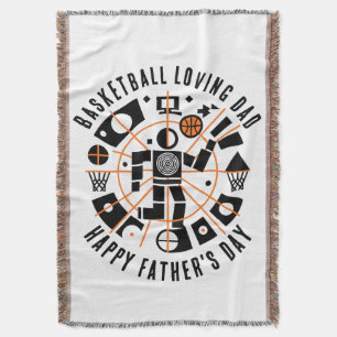 Father’s Day with this special Basketball Lovers Throw Blanket