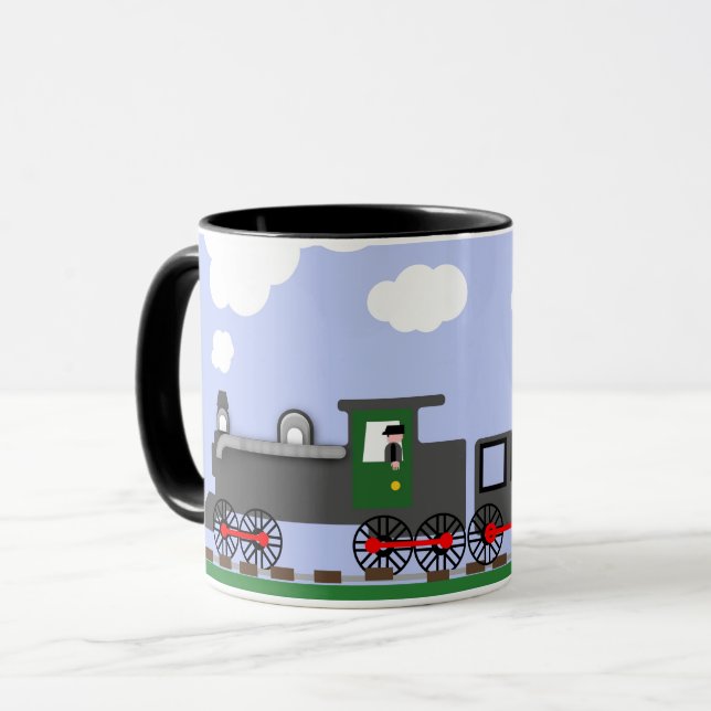 Father’s Day with Train Mug (Front Left)