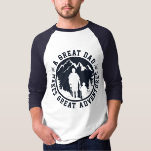 Father & Son Adventure   Father's Day   Navy T-Shirt