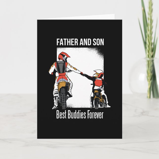 Father & Son Best Buddies Card (Front)