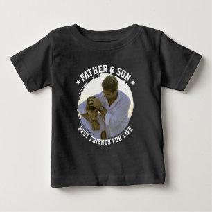 Father & Son Custom Photo Best Friend Fathers Day Baby T-Shirt