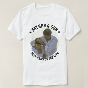 Father & Son Custom Photo Best Friend Fathers Day T-Shirt