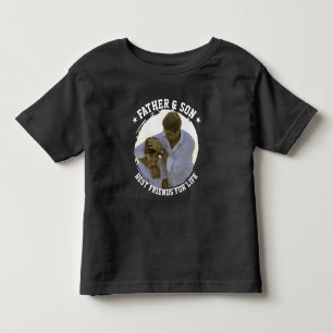 Father & Son Custom Photo Best Friend Fathers Day Toddler T-Shirt