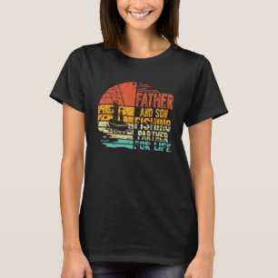 Father & Son Fishing Partners For Life Retro Mens  T-Shirt