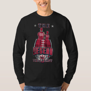 Father Son Football Matching Football Father's Day T-Shirt