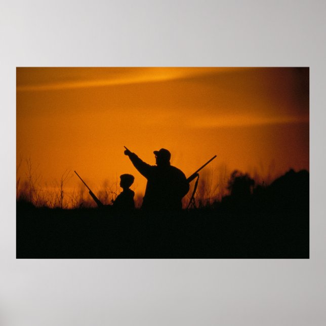Father & Son Hunting Poster (Front)