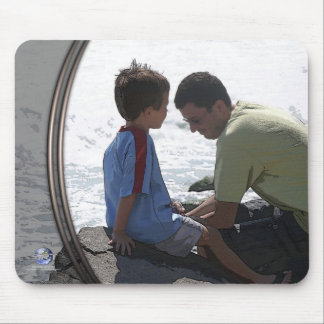 FATHER SON REFLECTION MOUSE PAD