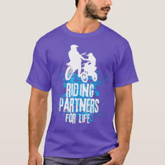 Father Son Riding Partners for Life Motocross T-Shirt