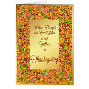 Father, Thanksgiving, fall leaves