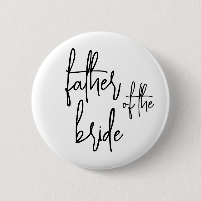 Father the bride Button (Front)