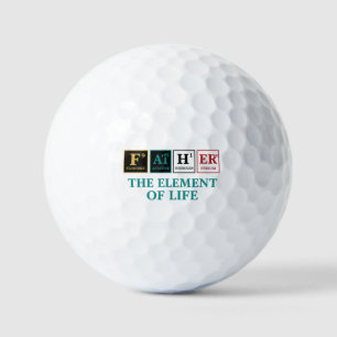 FATHER – The Element of Life   Periodic Table Golf Balls