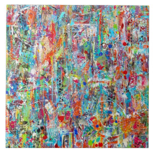 Father Time 6 x 6 Ceramic Tile