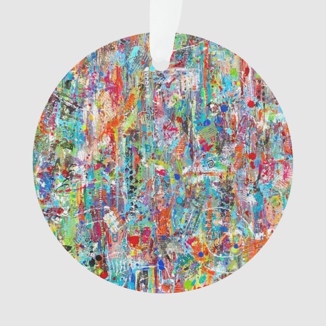 Father Time Acrylic Ornament (Front)