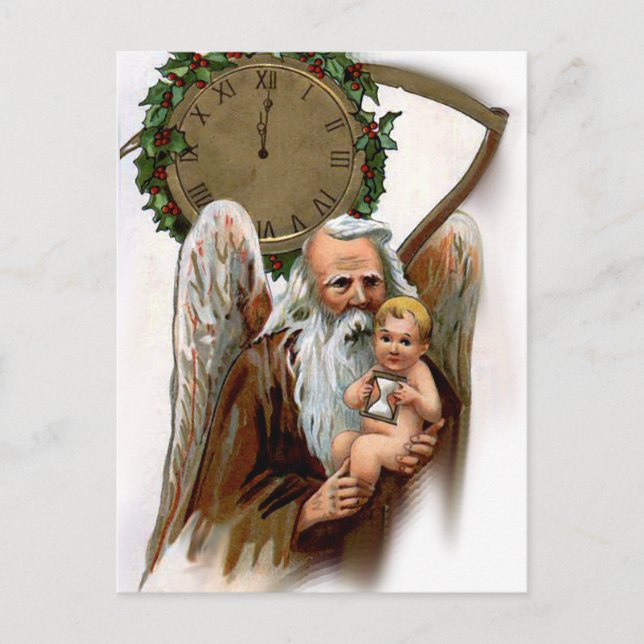 father time postcard (Front)