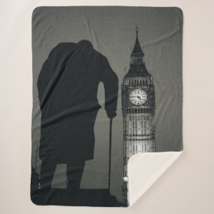 FATHER TIME SHERPA BLANKET