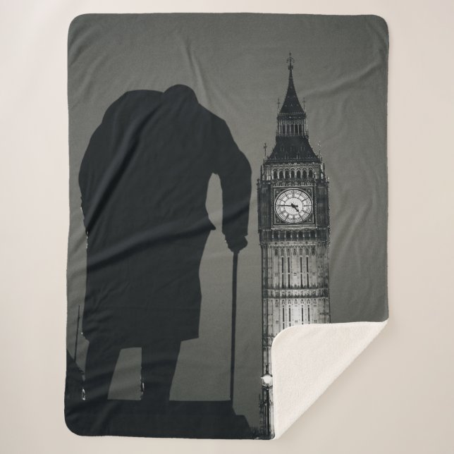 FATHER TIME SHERPA BLANKET (Front)
