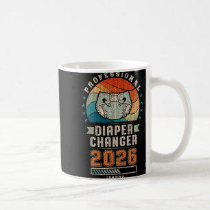 Father To Be Future Daddy, Expecting Dad 2026 Diap Coffee Mug