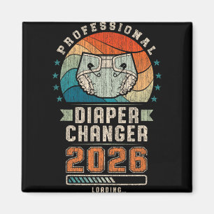 Father To Be Future Daddy, Expecting Dad 2026 Diap Magnet