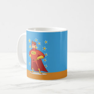 Father-to-be Superhero on Father's Day Coffee Mug