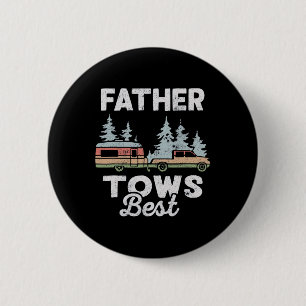 Father Tows Best Mountains Forest Camping Fathers 6 Cm Round Badge