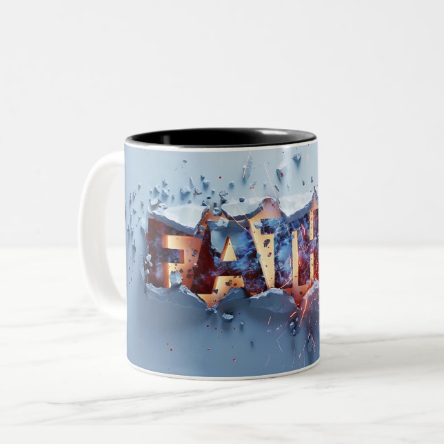 Father Two-Tone Coffee Mug (Front Left)