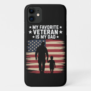 Father Veterans Day Dad Proud iPhone 11 Case